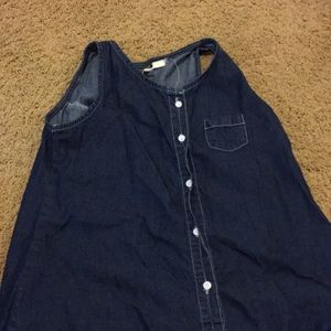 XL kids denim button up shirt. Good condition